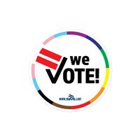 We Vote! | Bubble-free stickers