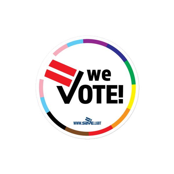 We Vote! | Bubble-free stickers